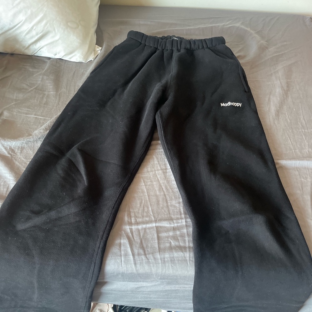 Madhappy Straight Leg Black Sweatpants